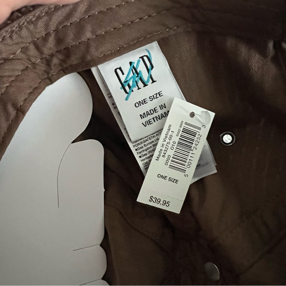 GAP X Sean Wotherspoon Brown Corduroy Casual Skater Adjustable OSFM Dad Hat NEW - Picture 6 of 6